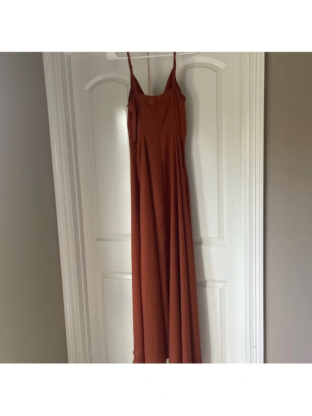 SHEIN Rust Spaghetti-Strap Maxi Dress - Picture 5 of 6